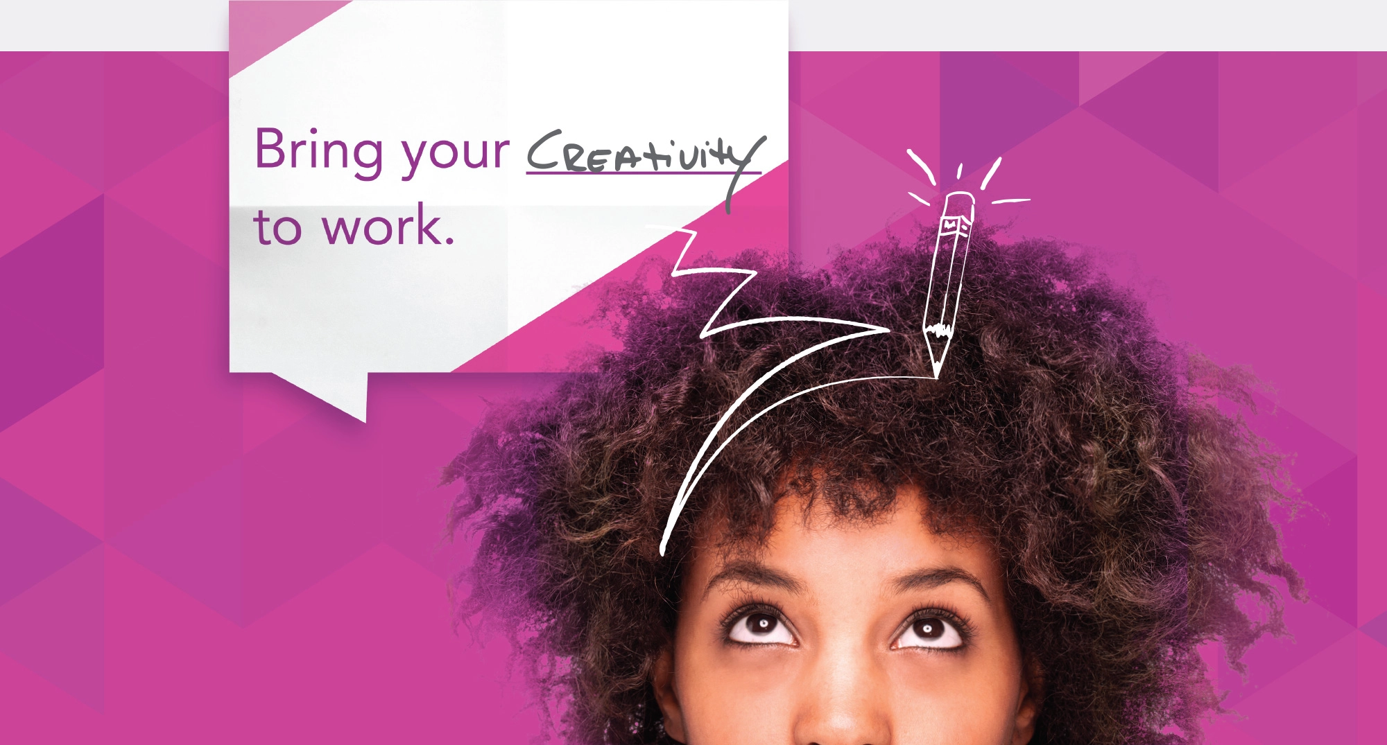 The campaign allows employees to put their personal stamp on it.